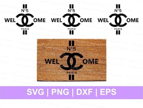 Welcome (Chanel) Doormat – OhhSooRoyalPrints.